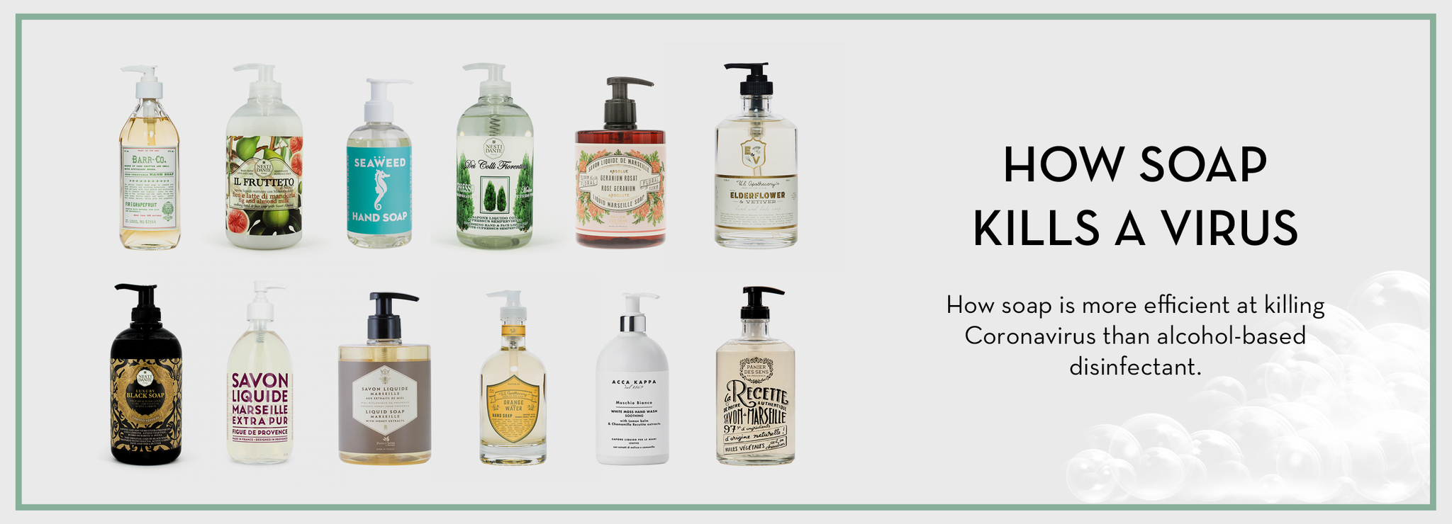 How Soap Kills a Virus