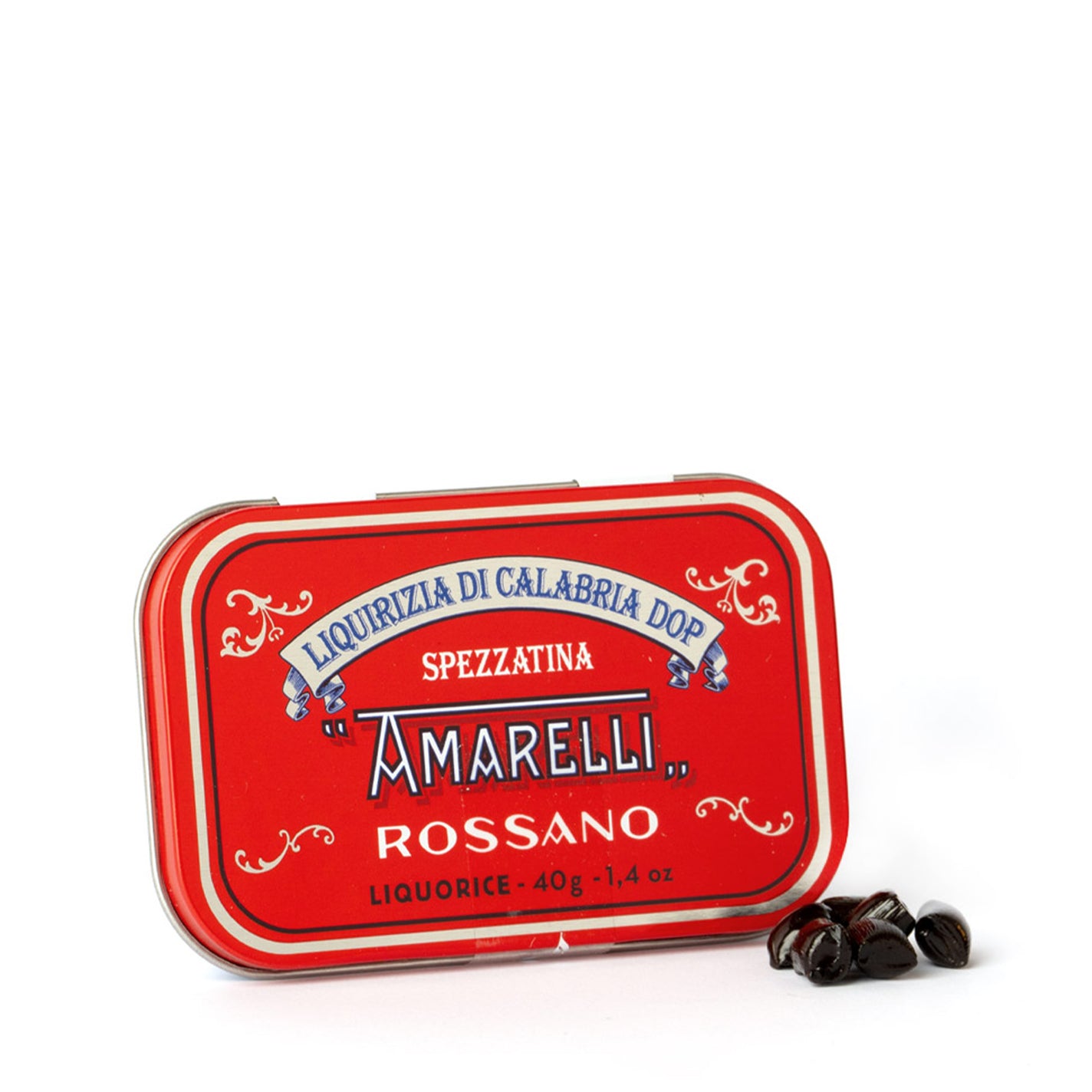 Amarelli Rossano Pure Liquorice Tin (Red) - 40g