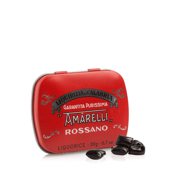 Amarelli Rossano Pure Liquorice Tin (Red)- 20g