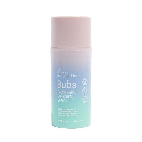 We Are Feel Good Inc. Bubs Baby Mineral Sunscreen SPF50+