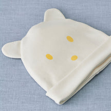 Fog Linen Work Baby Bear Cap in Bag