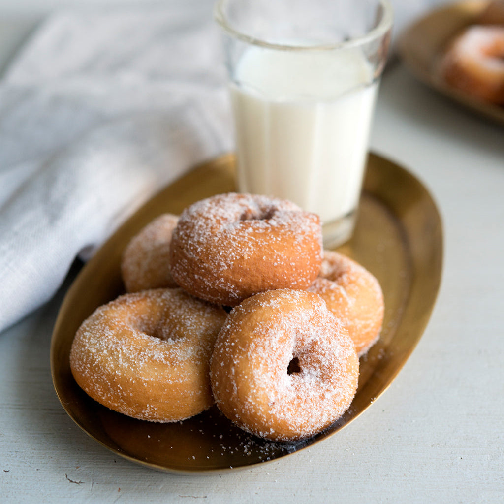 Fog Linen Work Brass Oval Tray (M)