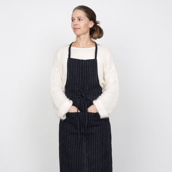 Fog Linen Work Linen Full Apron: Harper