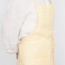 Fog Linen Work Linen Full Apron: Keily