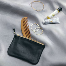 Fog Linen Work Joseph Leather Pouch (S)