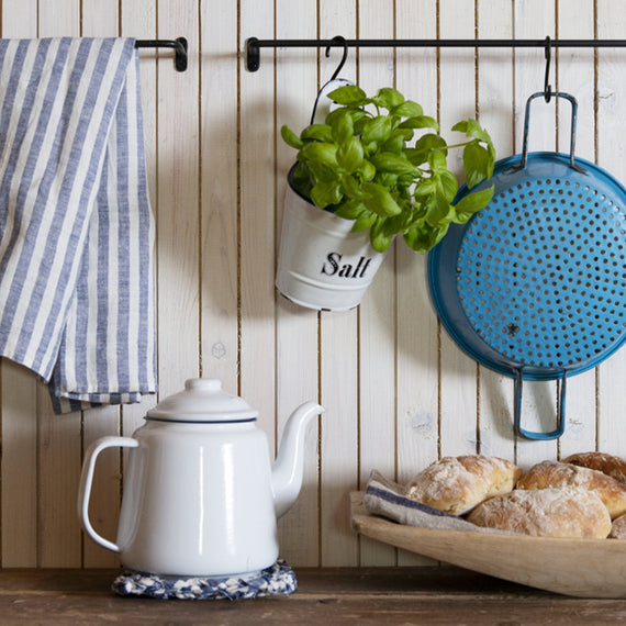 Fog Linen Work Linen Tea Towel: Joseph