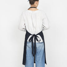 Fog Linen Work Linen Bistro Apron: Navy