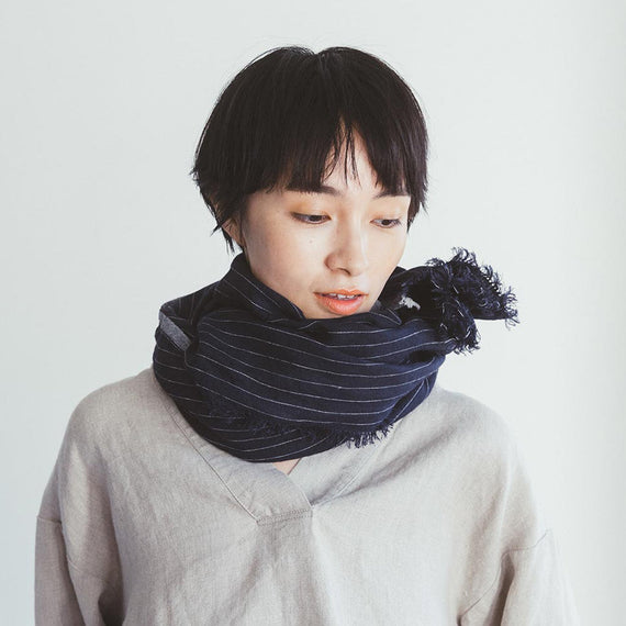 Fog Linen Work Tuz Fringe Scarf: Harper