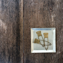 Fog Linen Work Silver Plate: Square