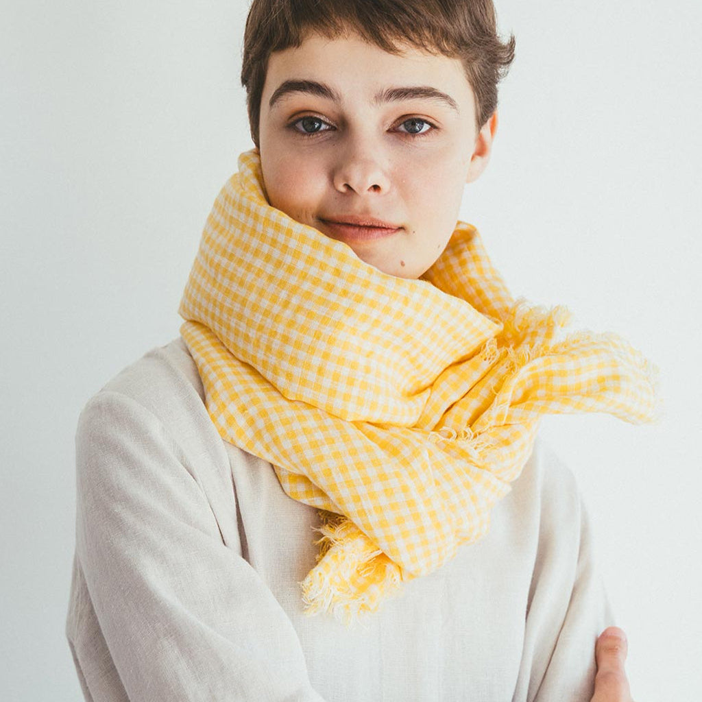 Fog Linen Work Tuz Fringe Scarf: Keily