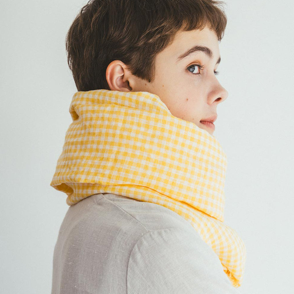 Fog Linen Work Tuz Fringe Scarf: Keily