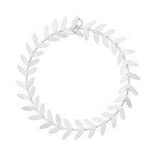 Fog Linen Work Metal Olive Wreath: White