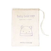 Fog Linen Work Baby Bear Cap in Bag
