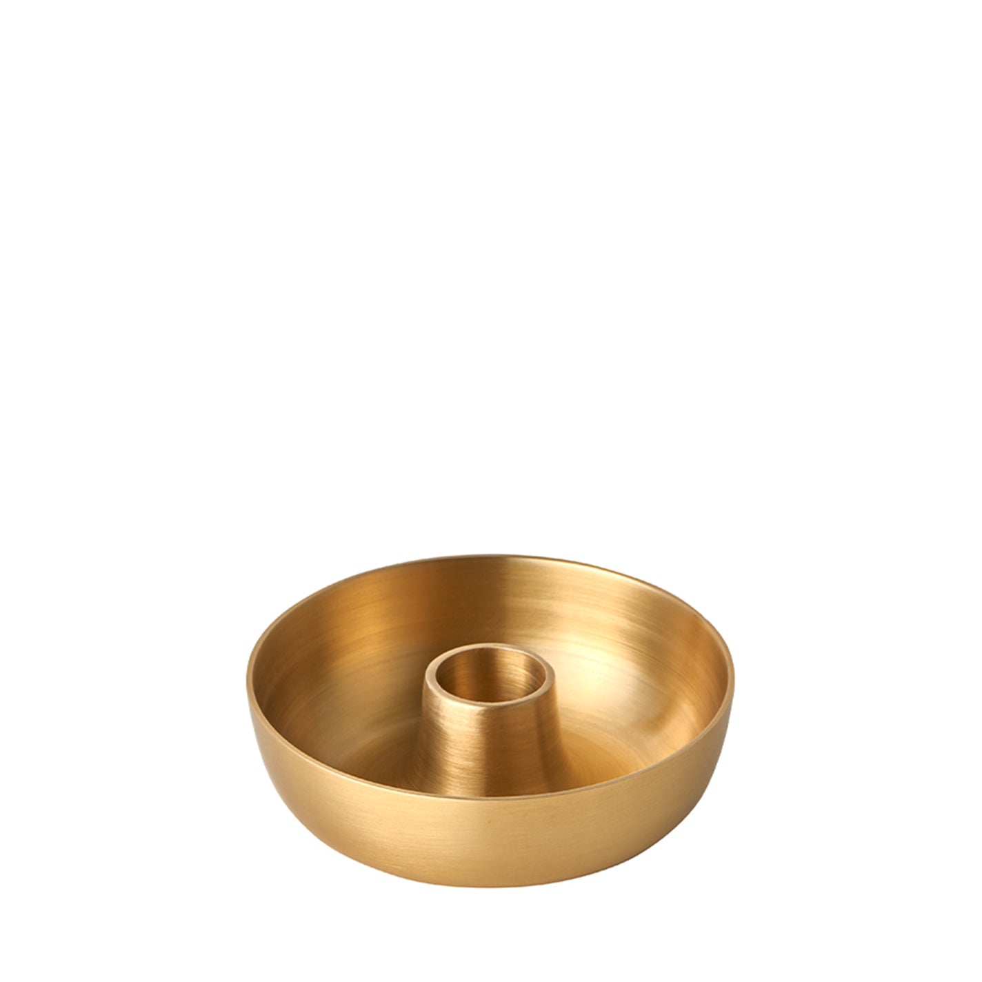 Fog Linen Work Brass Candle Holder: Classic