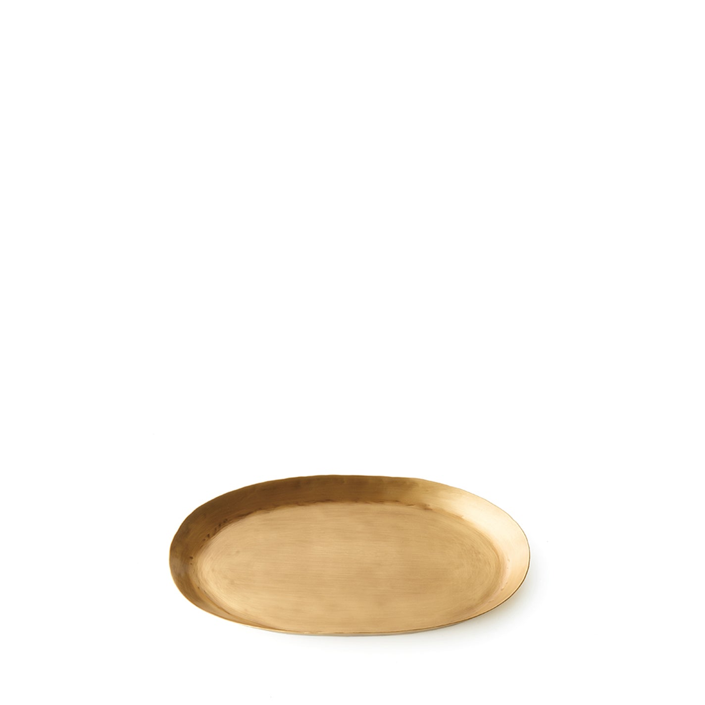 Fog Linen Work Brass Oval Tray (S)