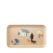 Fog Linen Work Linen Coated Tray (S): Misato Ogihara Living with Dog