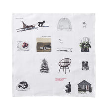 Fog Linen Work Misato Ogihara Handkerchief: Living with Dog