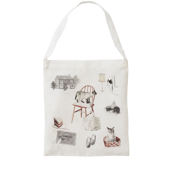 Fog Linen Work Misato Ogihara Bag: Living with Cat