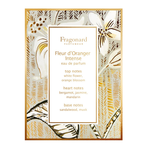 Sample Vial - Fragonard Fleur d'Oranger Intense 'Prestige' Eau de Parfum