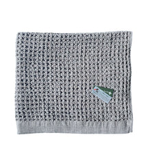 Kontex Brera Waffle Bath Sheet - Grey