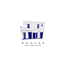 Kontex Lattice Hand Towel - Navy