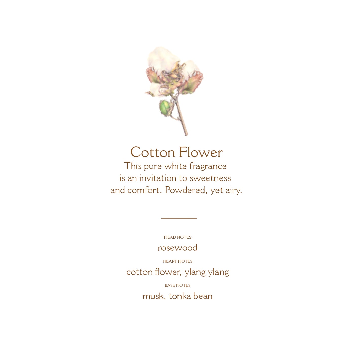 Panier des Sens Cotton Flower Scented Candle