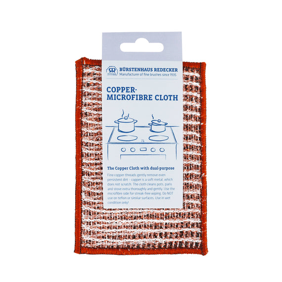 Redecker Copper Microfibre Cloth - Grey