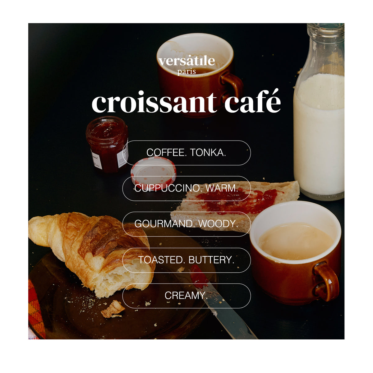 VERSATILE Croissant Café Roll-On Extrait de Parfum: Official Stockist