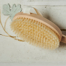 Acca Kappa Beech Wood Bath Brush - Cotton Strap