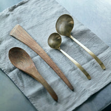 Fog Linen Work Brass Ladle: Medium