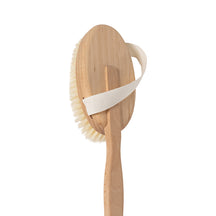 Acca Kappa Beech Wood Bath Brush - Cotton Strap