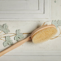 Acca Kappa Beech Wood Bath Brush - Cotton Strap