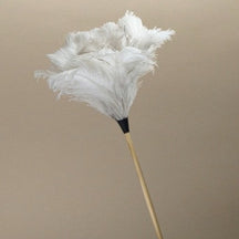 Redecker White Ostrich Feather Duster - 50cm