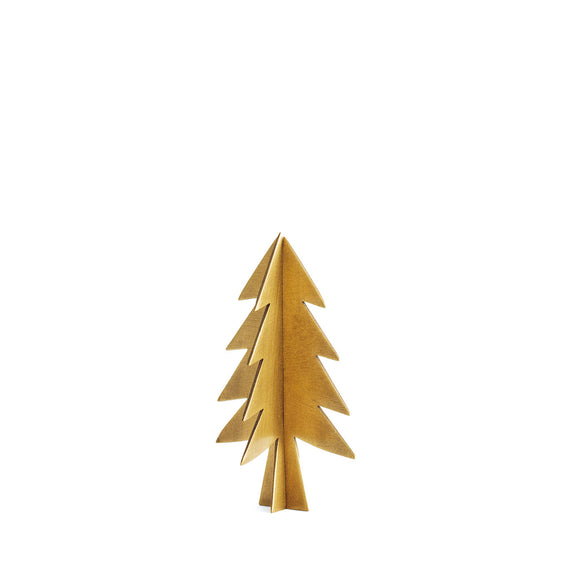 Fog Linen Work Brass Christmas Tree: Small
