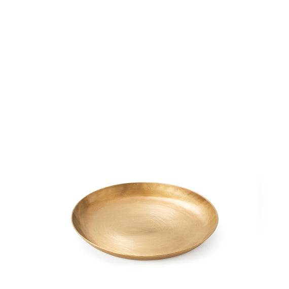 Fog Linen Work Round Brass Plate - Small