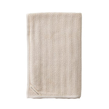 Fog Linen Work Herringbone Cotton Towel (L)