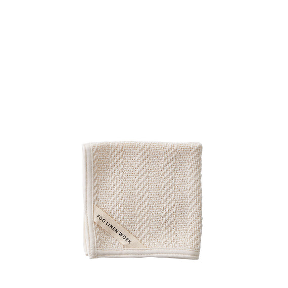 Fog Linen Work Herringbone Cotton Towel (S)