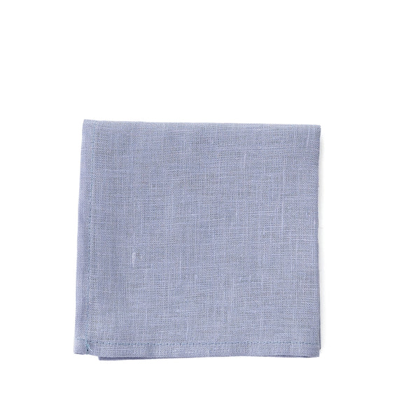 Fog Linen Work Linen Handkerchief Pale Blue