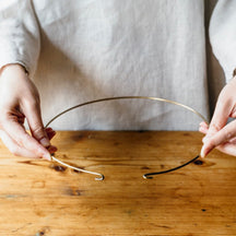 Fog Linen Work Brass Circle: Large
