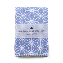 Kontex Haikara Handkerchief - Asanoha Blue