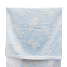 Kontex Macaron Bath Towel - Blue Puppy