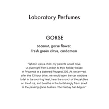 Sample Vial - Laboratory Perfumes Gorse EDT