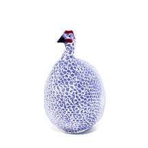Les Ceramiques de Lussan Pintade (Guinea Fowl) Medium - Blue