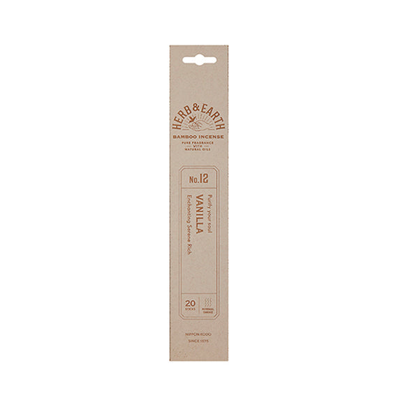Nippon Kodo Herb & Earth Incense - Vanilla No.12