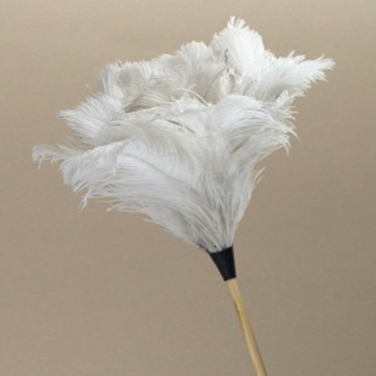 Redecker White Ostrich Feather Duster - 70cm