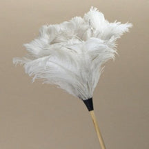Redecker White Ostrich Feather Duster - 70cm
