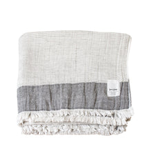 Ten i muhou Heather Stripe Bath Towel - Beige
