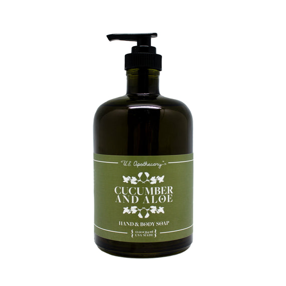 U.S. Apothecary Cucumber & Aloe Hand & Body Soap