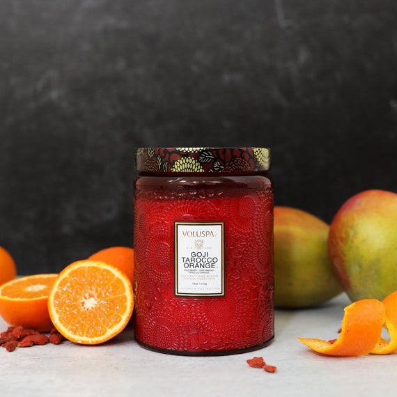 VOLUSPA Goji Tarocco Orange 100hr Candle