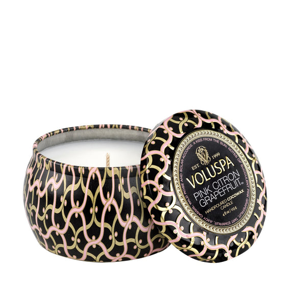 VOLUSPA Pink Citron Grapefruit Decorative Candle
